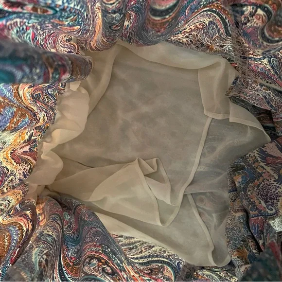 Black Tape colorful paisley maxi dress ~ Size XL ~ NWT - Picture 8 of 11